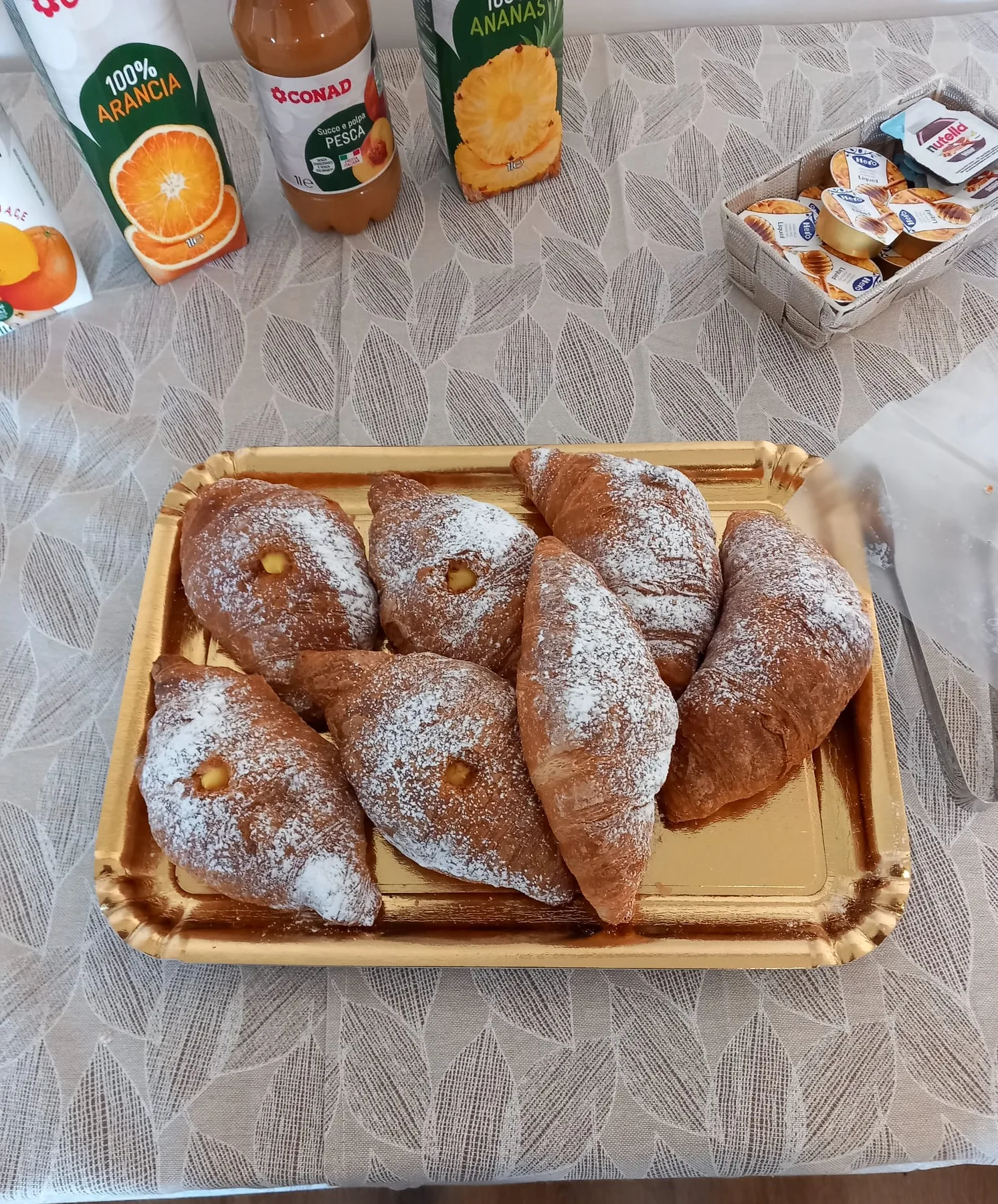 Cornetti freschi per la colazione